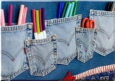 How about sewing pen holders?