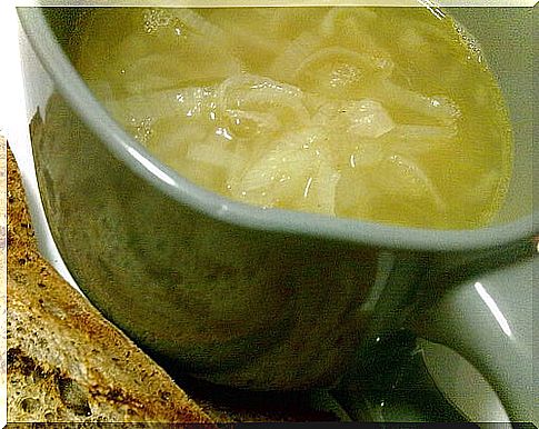 onion broth