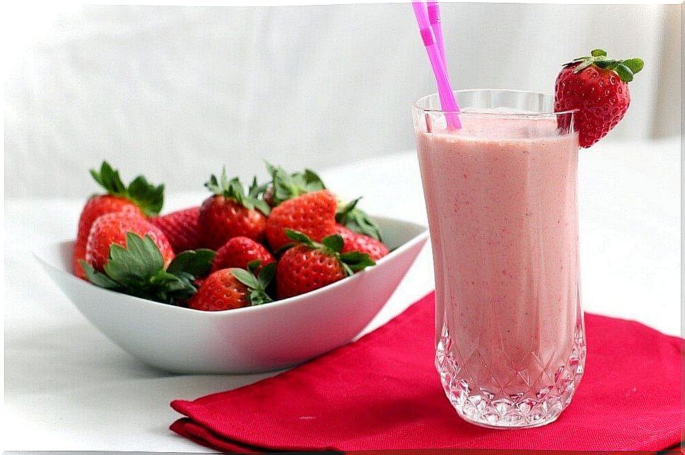 Strawberry smoothie