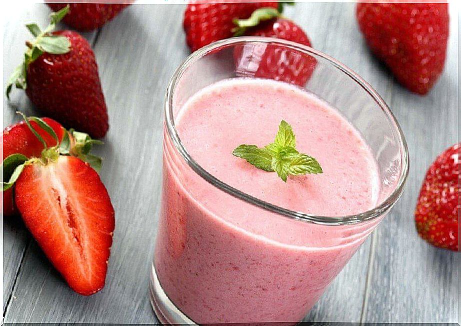 Strawberry smoothie