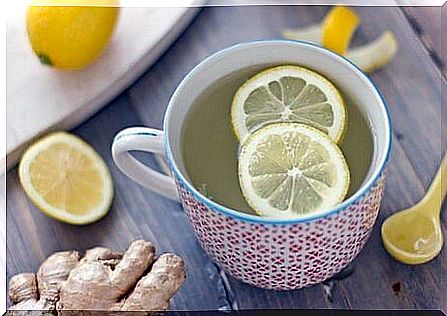 Ginger and lemon